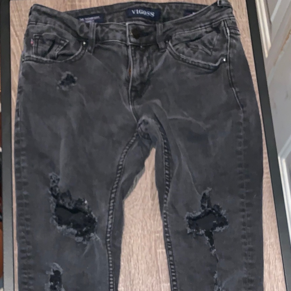 The Thompson Tomboy Black Skinny Jeans